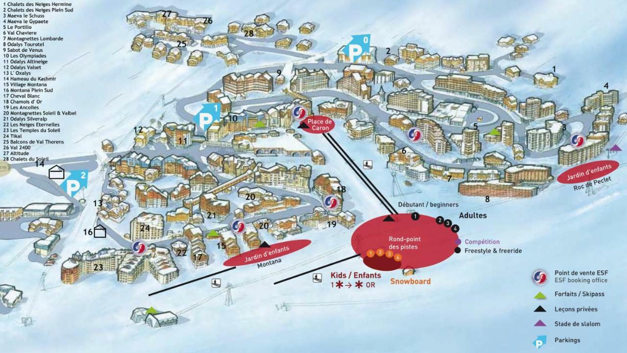 Chez Carole Et Arnaud Lejlighed Val Thorens Eksteriør billede